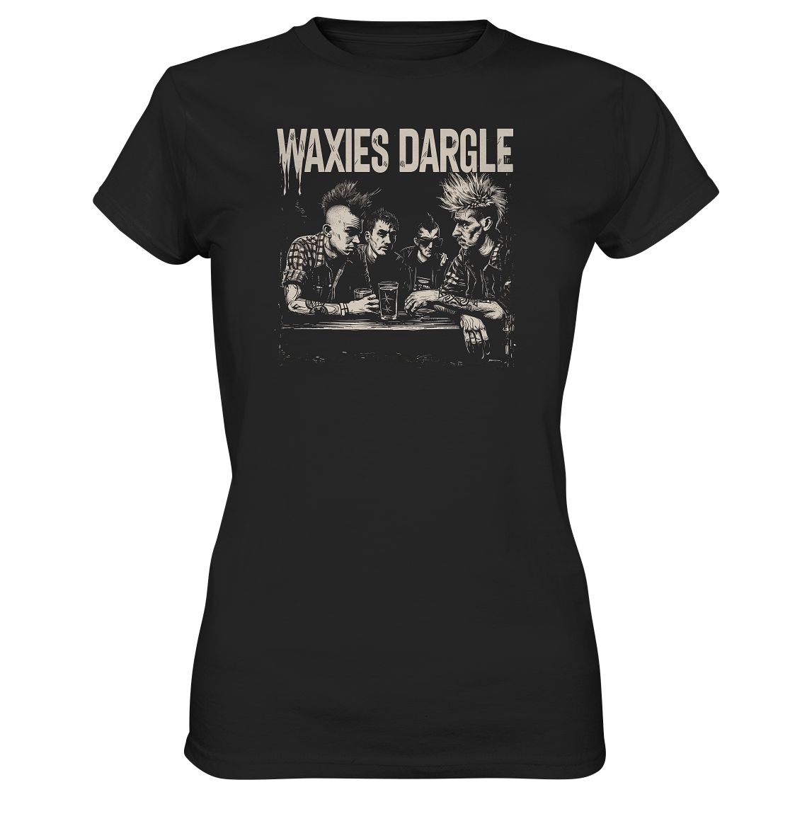 Waxies Dargle "Punks II" - Ladies Premium Shirt