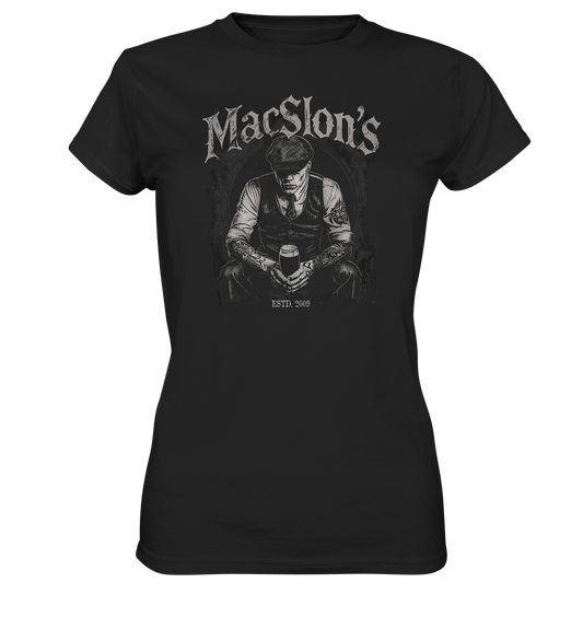 MacSlon's "Estd. 2009 / Drinking Guy I" - Ladies Premium Shirt