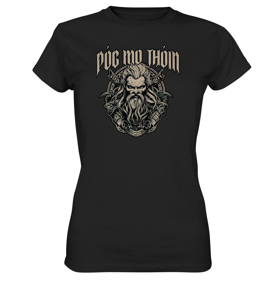 Póg Mo Thóin Streetwear "Celtic Warrior II" - Ladies Premium Shirt