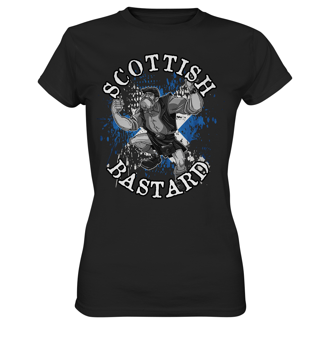 "Scottish Bastard" - Ladies Premium Shirt