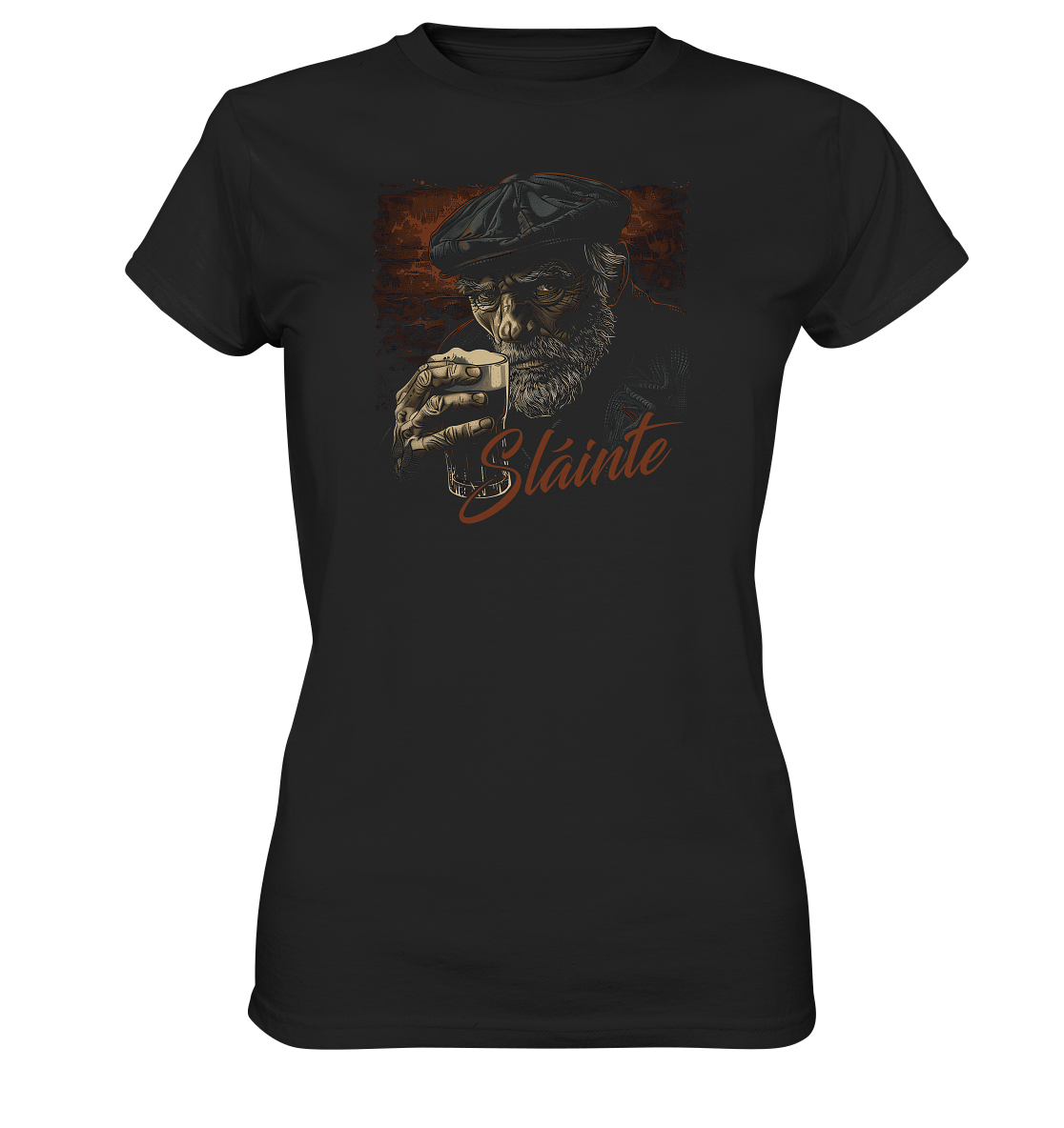 Sláinte "Old Irish Bastard III" - Ladies Premium Shirt