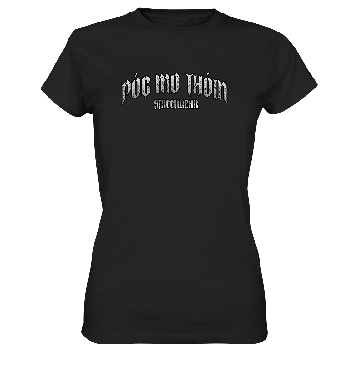 Póg Mo Thóin Streetwear "Logo" - Ladies Premium Shirt