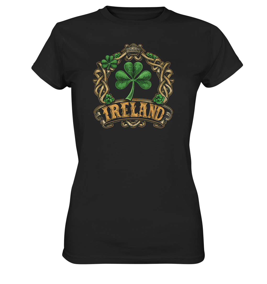 Ireland "Shamrock / Crest III" - Ladies Premium Shirt