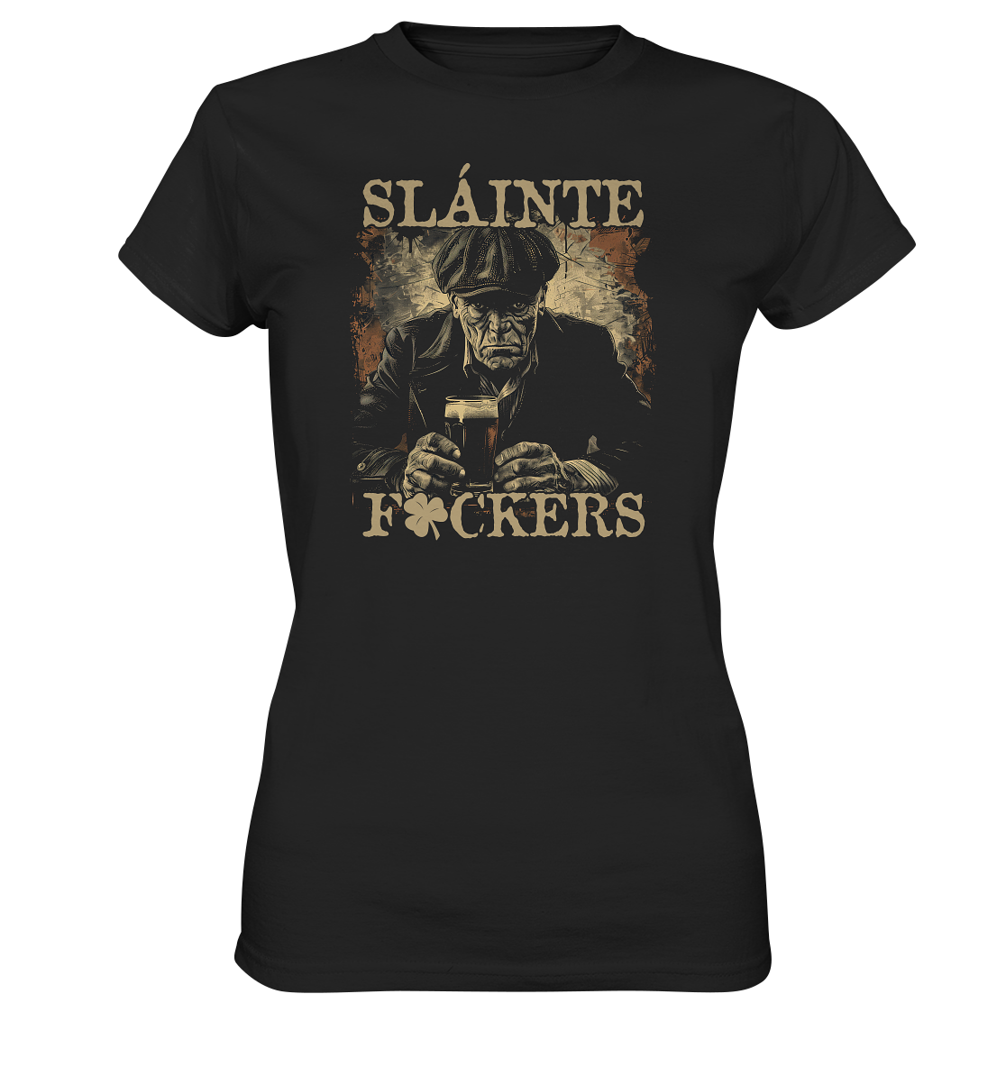 Sláinte "F*ckers / Irish Pub" - Ladies Premium Shirt