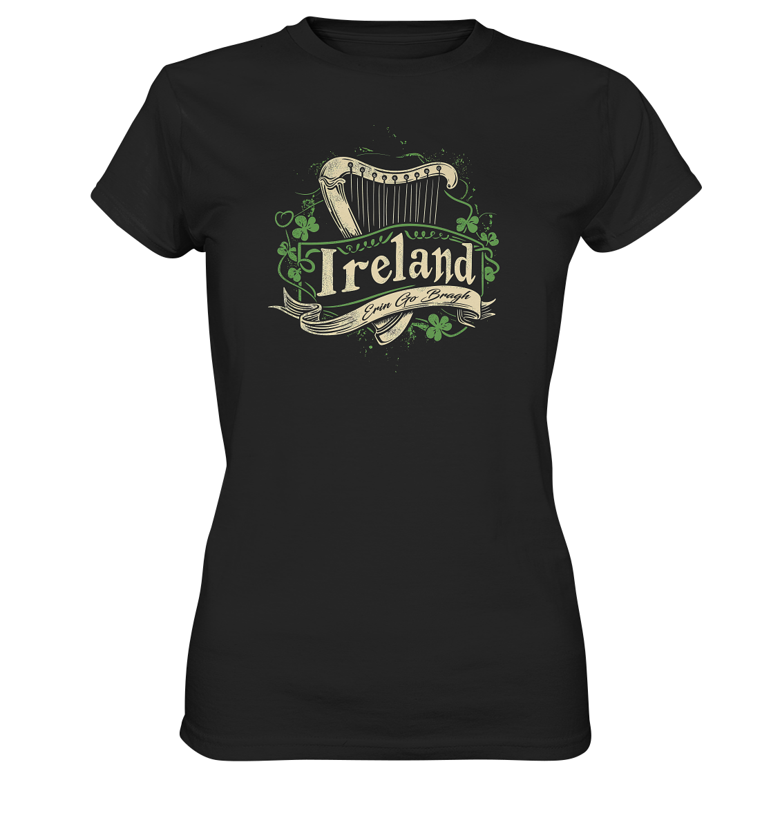 Ireland "Erin Go Bragh / Crest"  - Ladies Premium Shirt