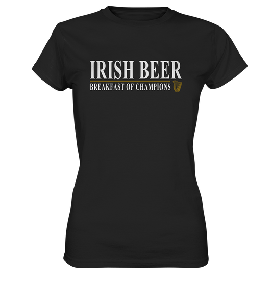 Irish Beer "Breakfast Of Champions" - Ladies Premium Shirt