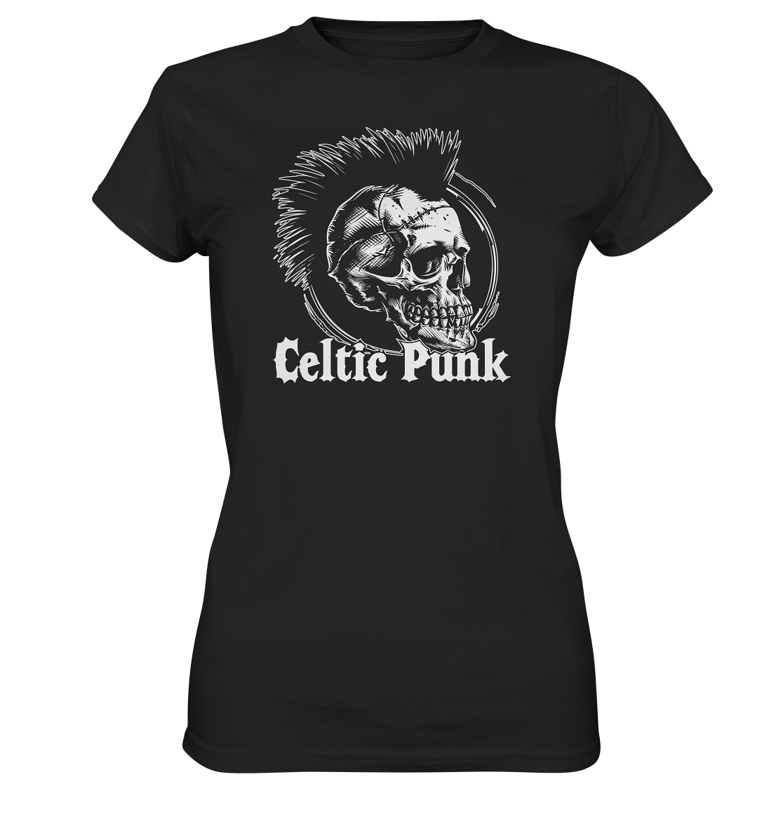 Celtic Punk "Skull III" - Ladies Premium Shirt