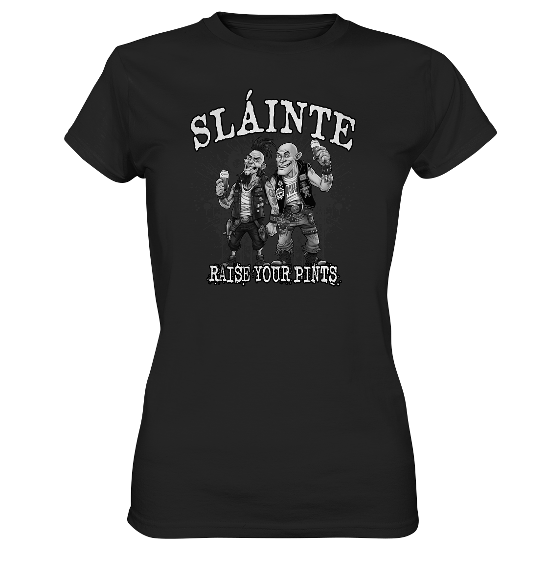 Sláinte "Raise Your Pints IV" - Ladies Premium Shirt