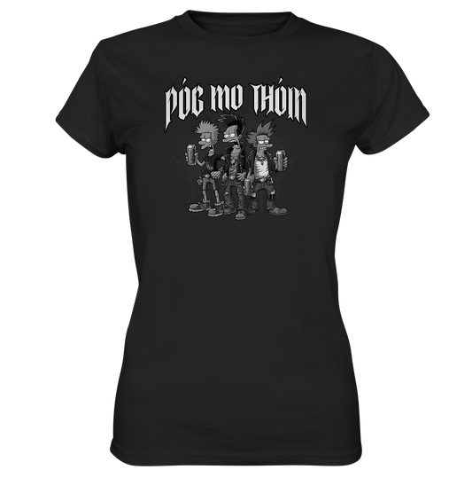 Póg Mo Thóin Streetwear "Punks II" - Ladies Premium Shirt