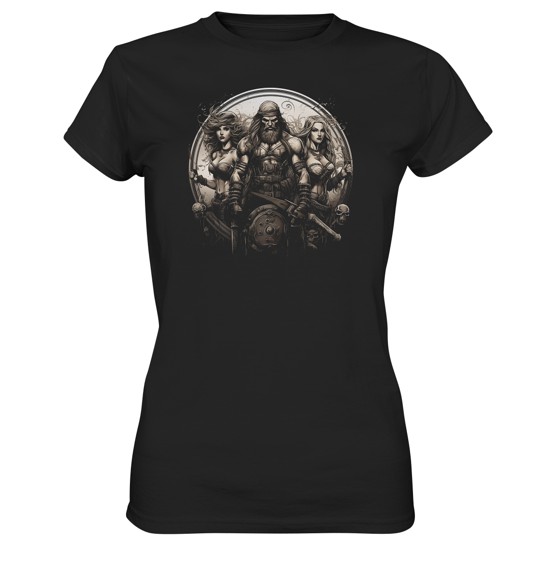 Celtic Warrior Group "Artwork I" - Ladies Premium Shirt