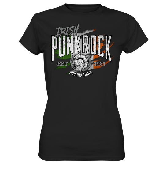 Póg Mo Thóin Streetwear "Irish Punkrock / Scratch"  - Ladies Premium Shirt