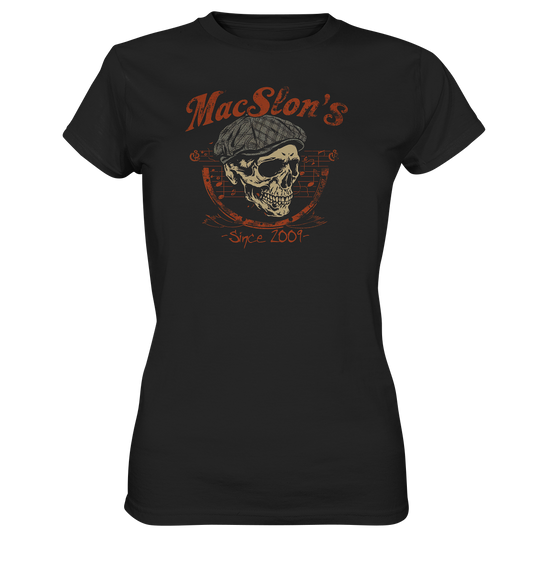 MacSlon's "Since 2009 / Flatcap-Skull I" - Ladies Premium Shirt