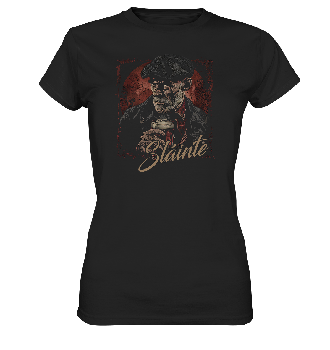 Sláinte "Old Irish Bastard II" - Ladies Premium Shirt