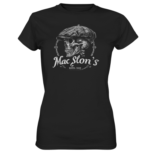 MacSlon's "Estd. 2009 / Flatcap-Skull VII" - Ladies Premium Shirt