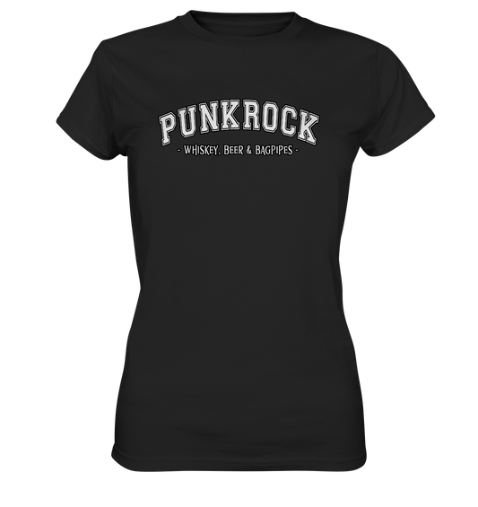 Punkrock "Whiskey, Beer & Bagpipes" - Ladies Premium Shirt