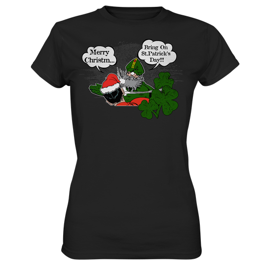 Merry Christm... "Bring On St. Patrick's Day" - Ladies Premium Shirt