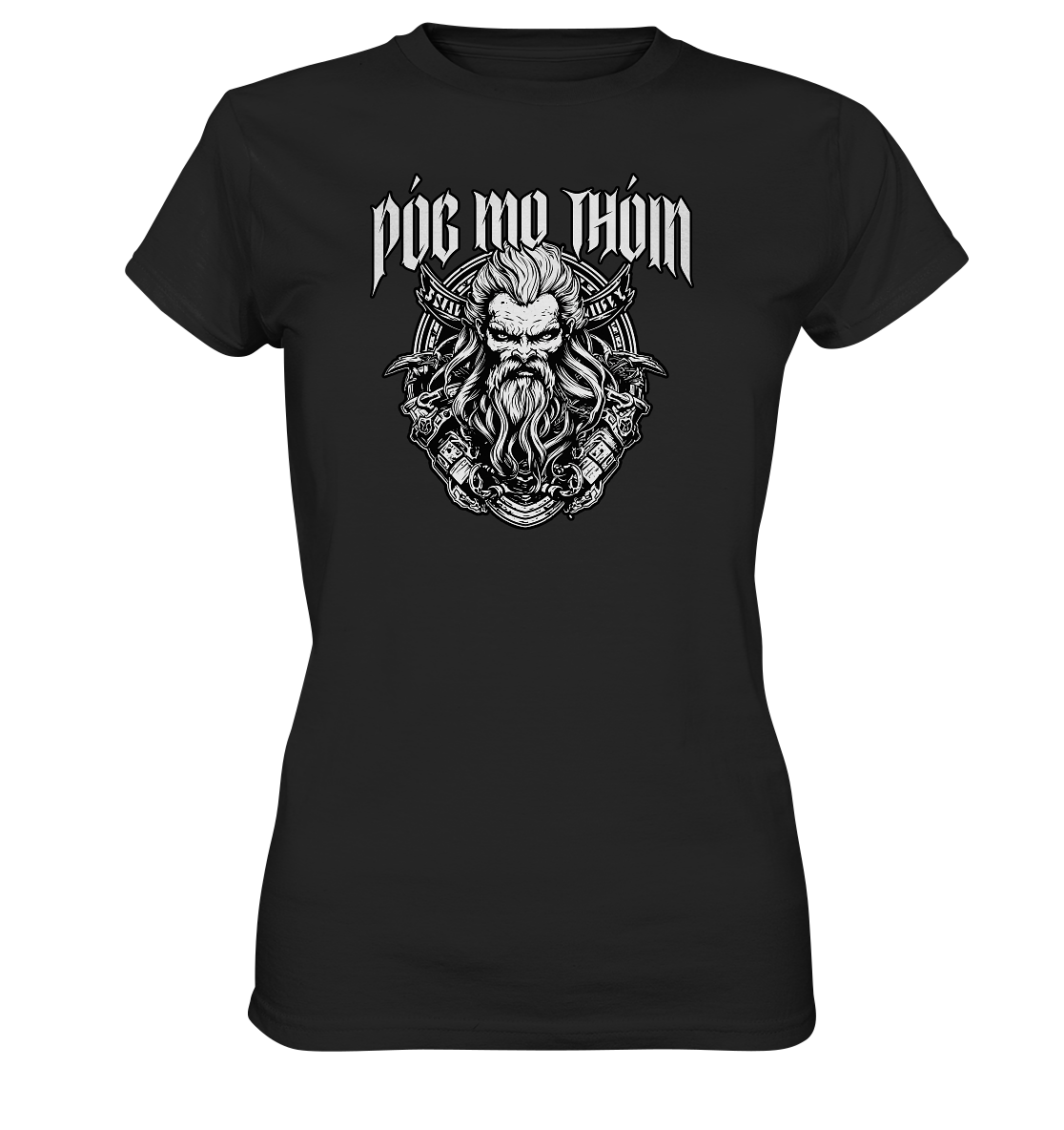 Póg Mo Thóin Streetwear "Celtic Warrior III" - Ladies Premium Shirt