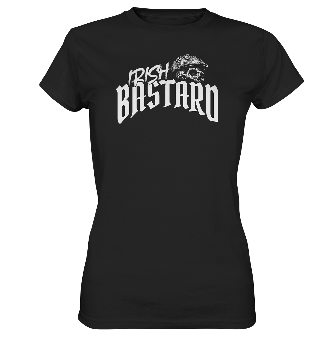 Irish Bastard "Flatcap-Skull V" - Ladies Premium Shirt