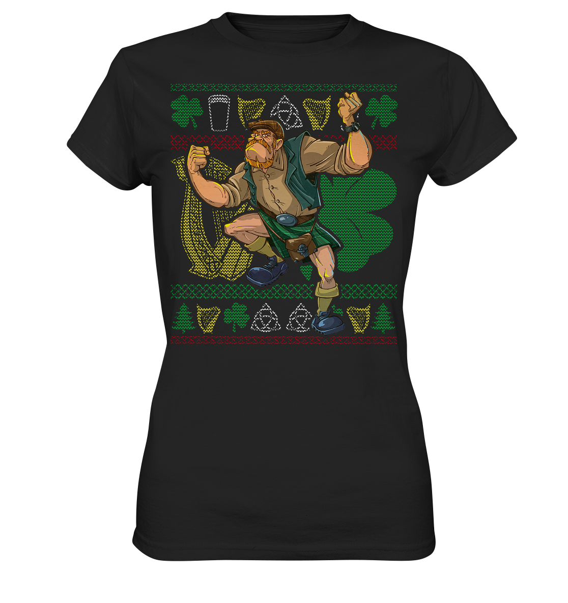 Irish Pub Fighter (Christmas) - Ladies Premium Shirt