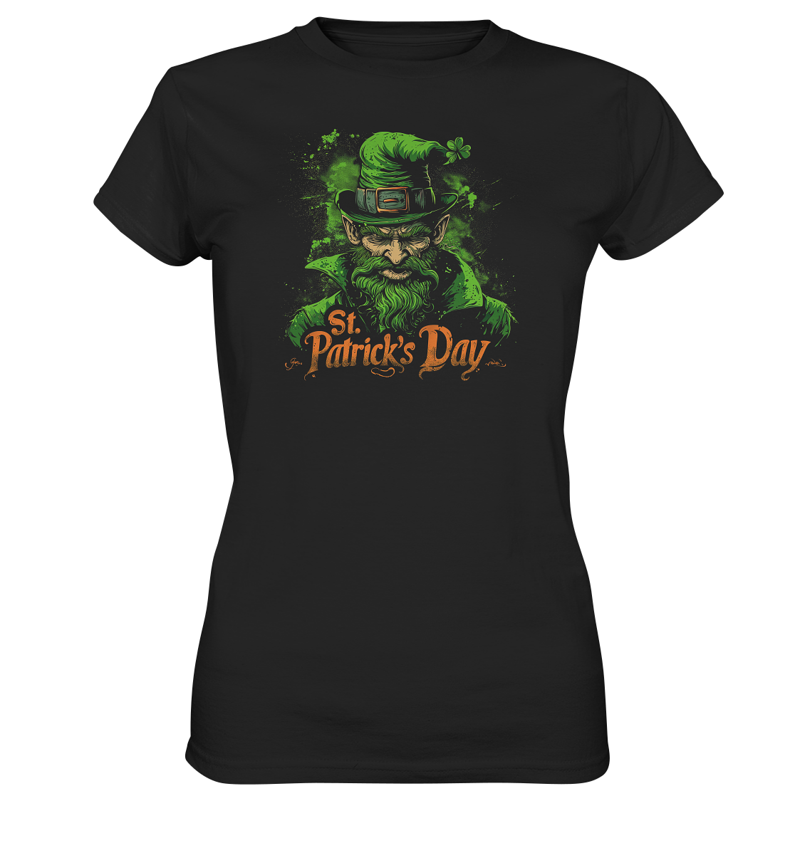 St. Patrick's Day "Leprechaun I" - Ladies Premium Shirt