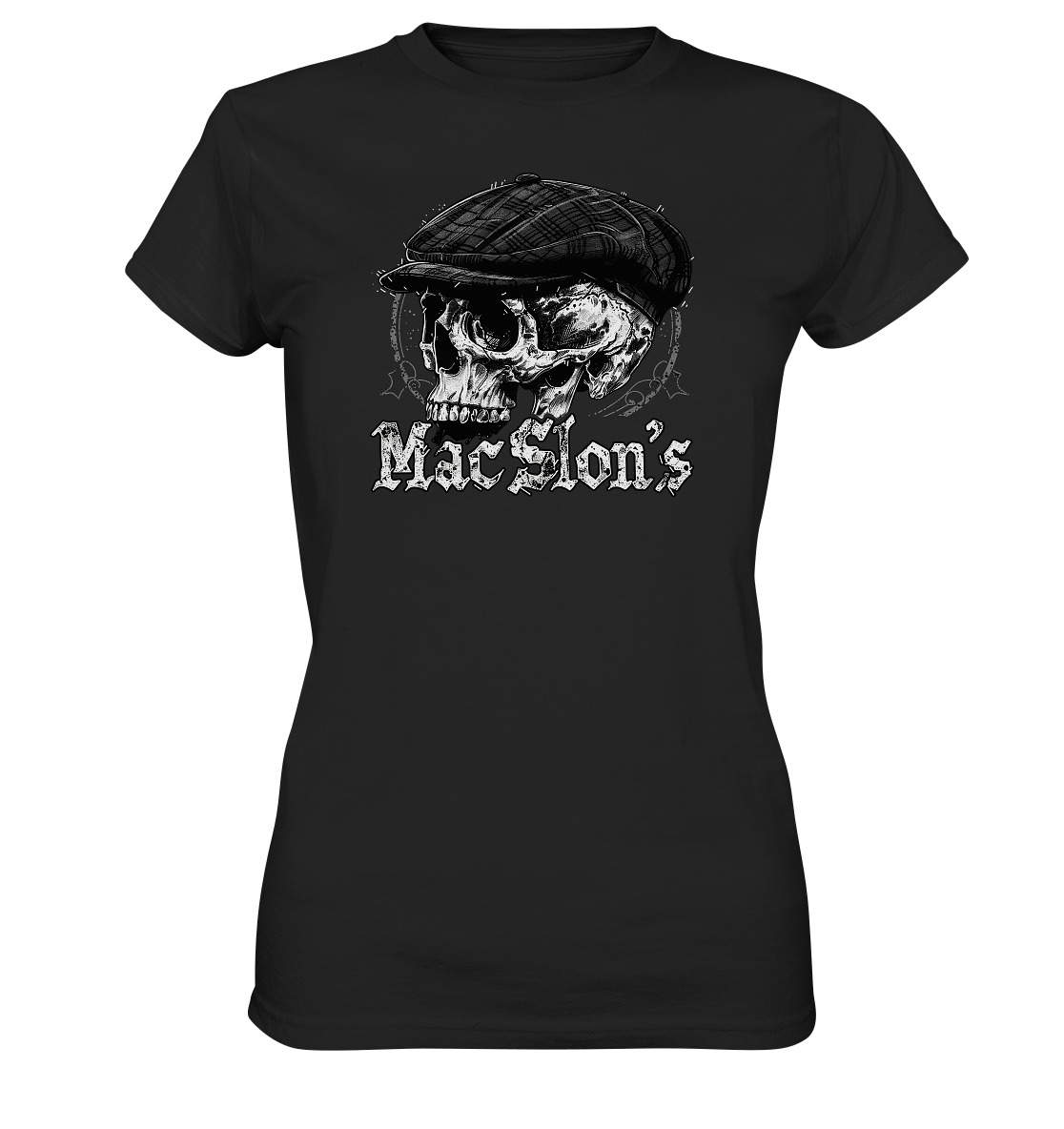 MacSlon's "Flatcap-Skull II" - Ladies Premium Shirt