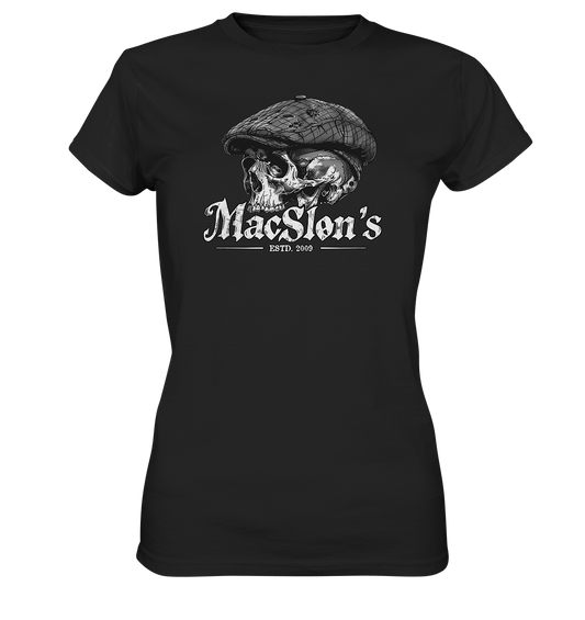 MacSlon's "Estd. 2009 / Flatcap-Skull IX" - Ladies Premium Shirt