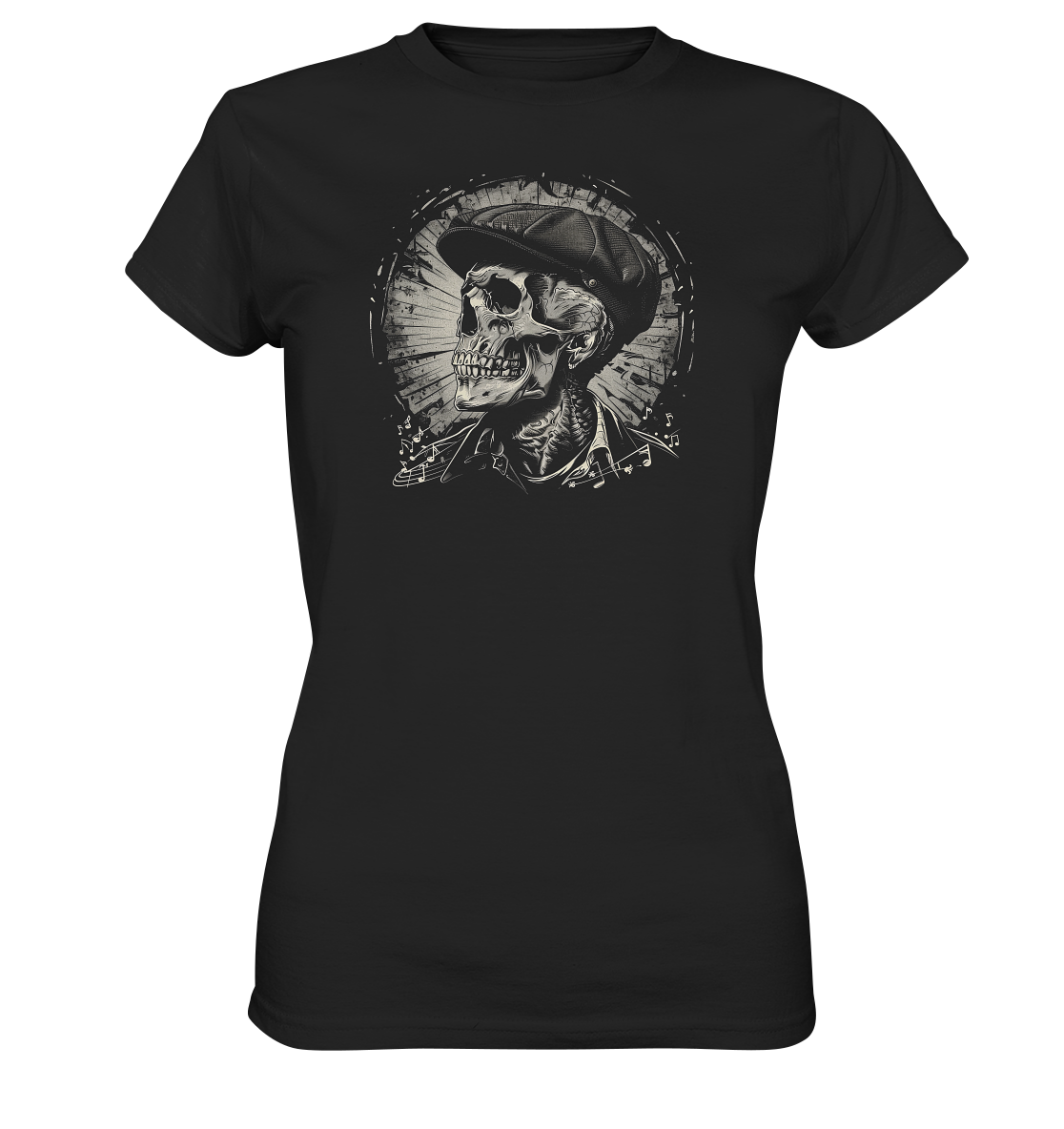 Skull "Flatcap I" - Ladies Premium Shirt