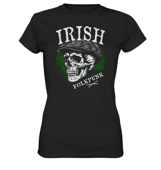 Irish Folkpunk "Flatcap-Skull I" - Ladies Premium Shirt