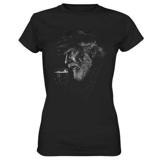 Old Irish Man "Pint I" - Ladies Premium Shirt