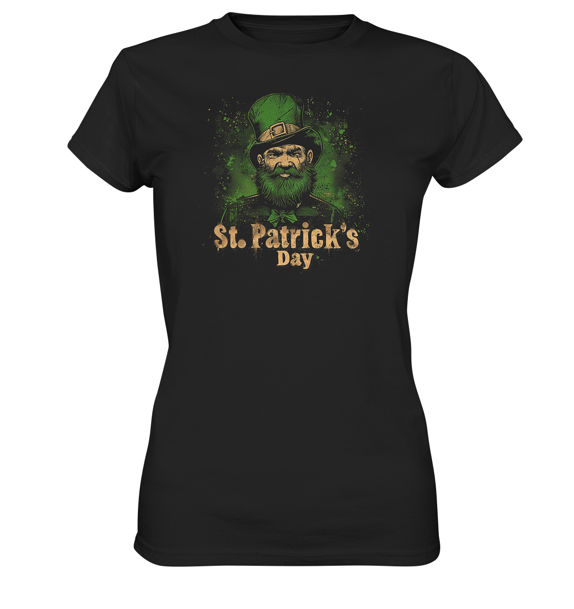 St. Patrick's Day "Leprechaun III" - Ladies Premium Shirt