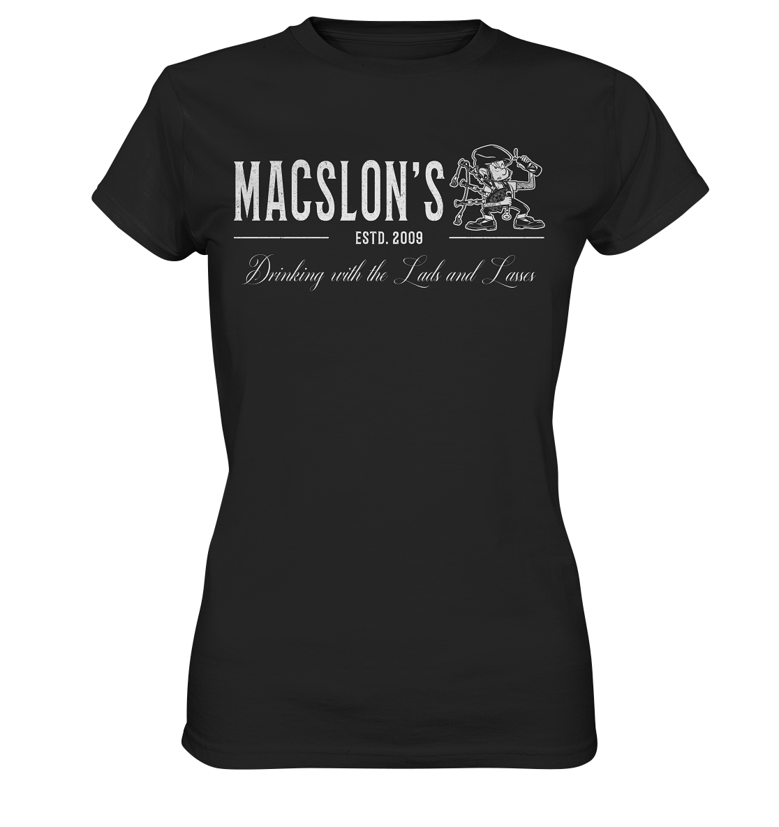 MacSlon's "Drinking With The Lads & Lasses" - Ladies Premium Shirt