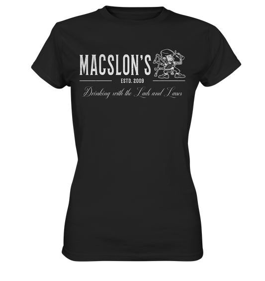 MacSlon's "Drinking With The Lads & Lasses" - Ladies Premium Shirt