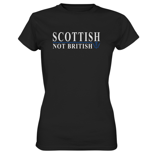 Scottish "Not British" - Ladies Premium Shirt