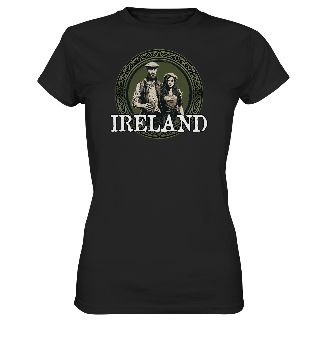 Ireland "Irish Couple" - Ladies Premium Shirt