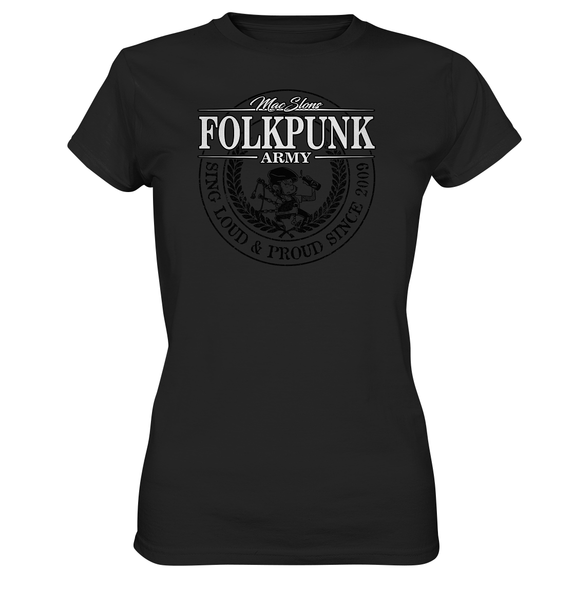 MacSlon's "Folkpunk Army" - Ladies Premium Shirt