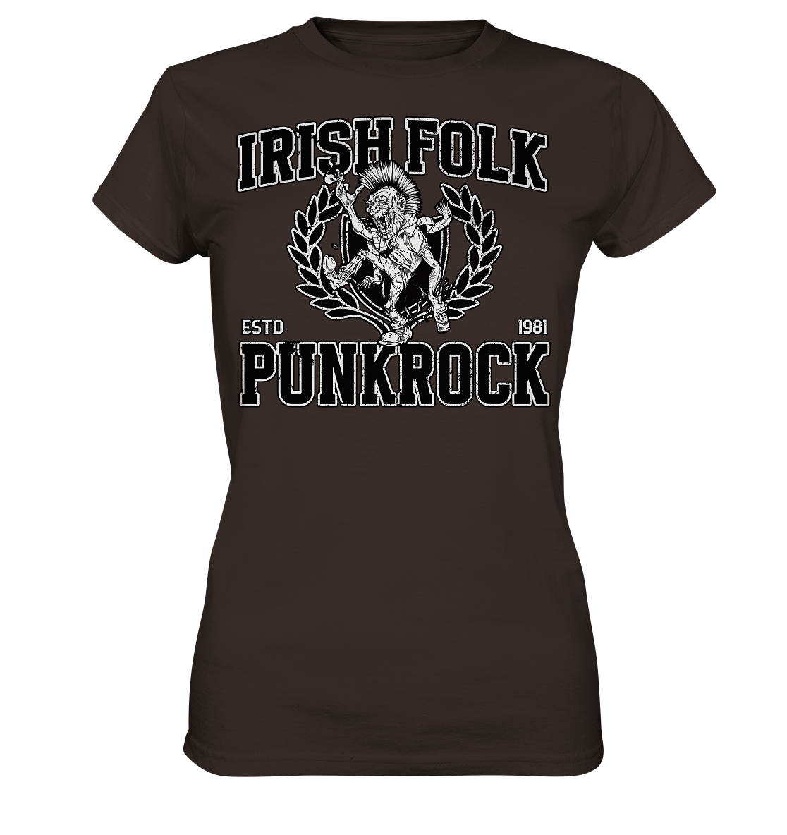 Irish Folk Punkrock "Estd. 1981" - Ladies Premium Shirt