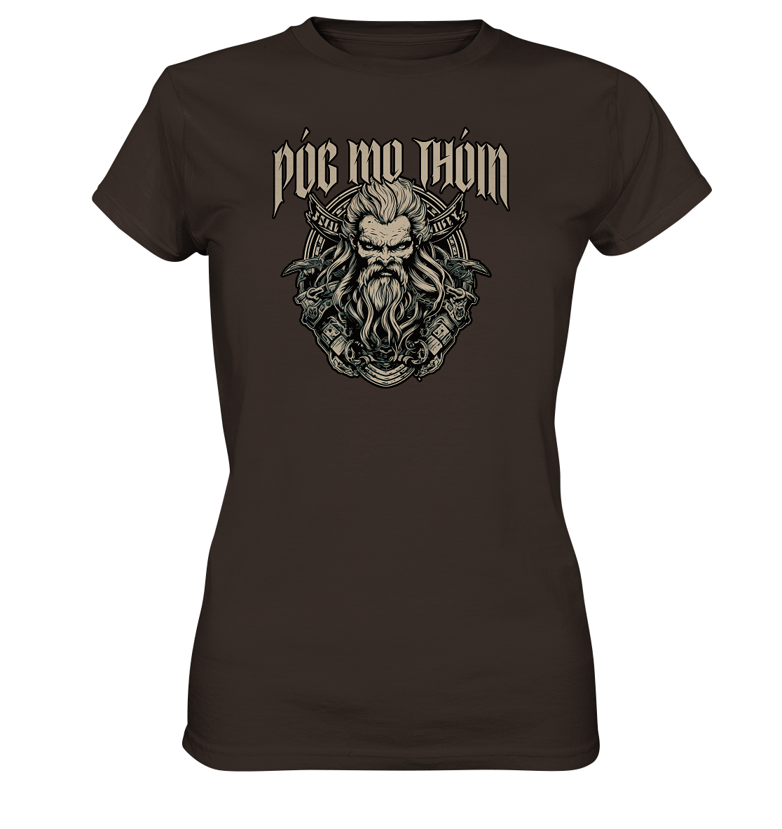 Póg Mo Thóin Streetwear "Celtic Warrior II" - Ladies Premium Shirt