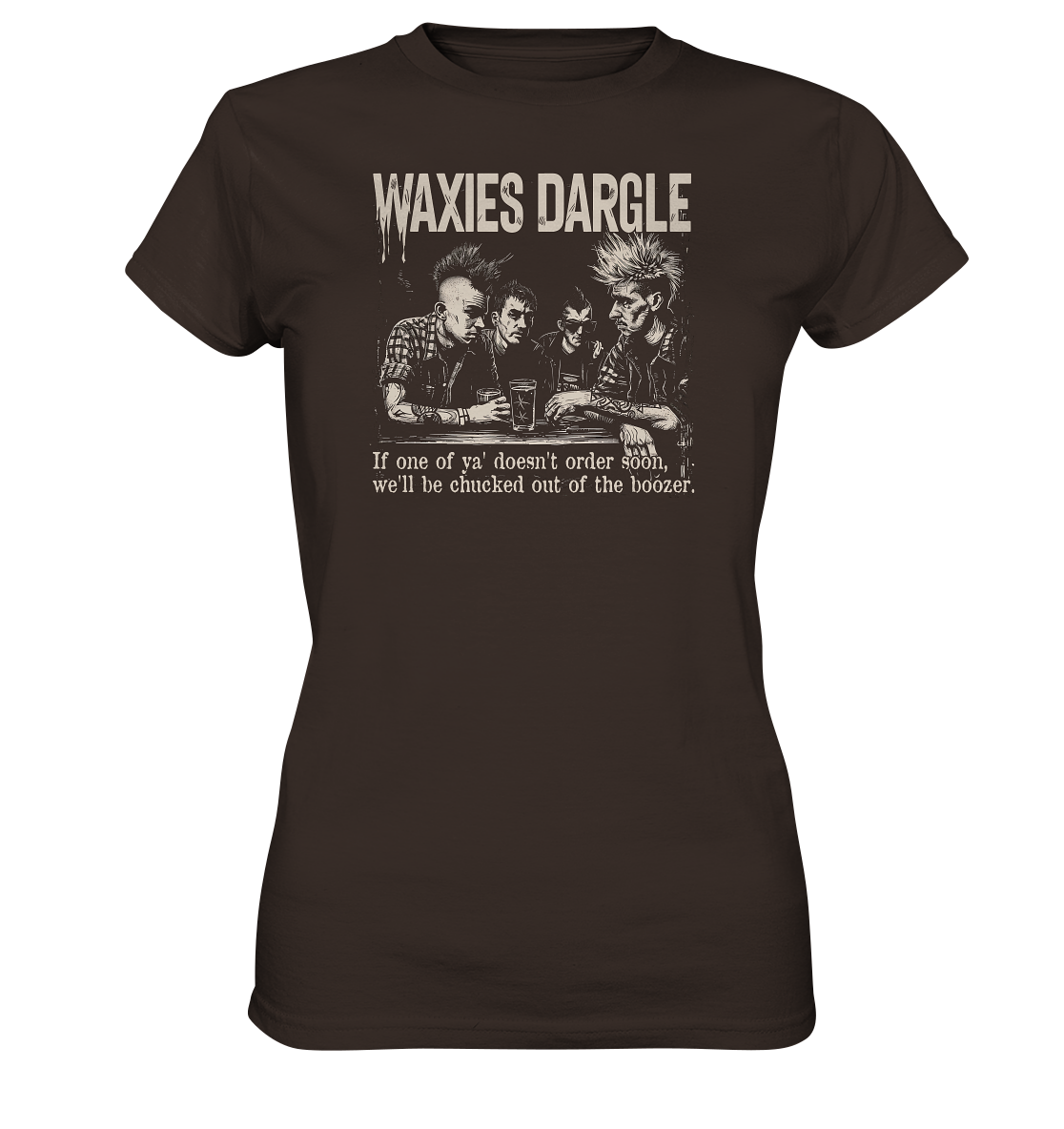 Waxies Dargle "Punks I" - Ladies Premium Shirt