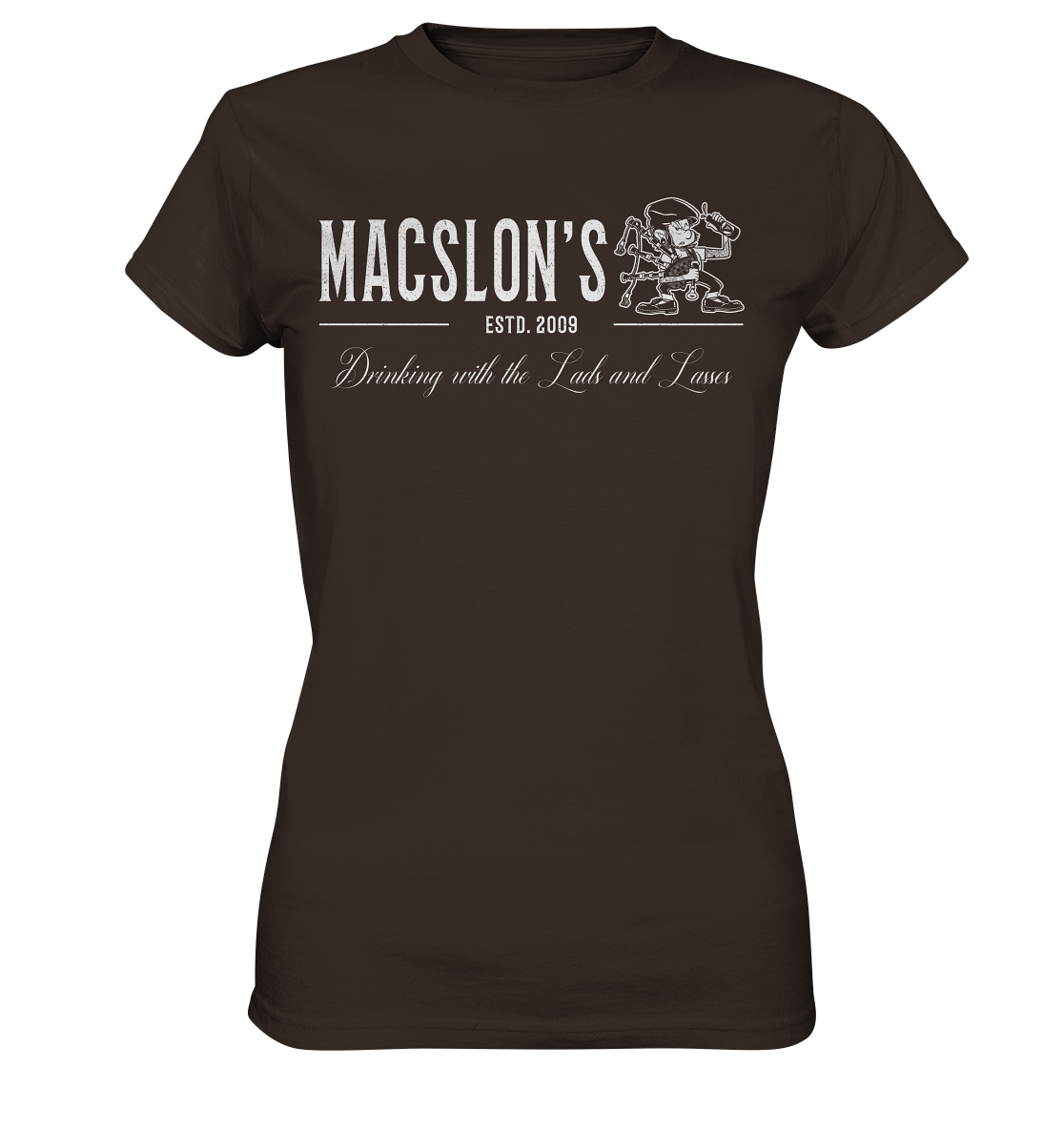 MacSlon's "Drinking With The Lads & Lasses" - Ladies Premium Shirt