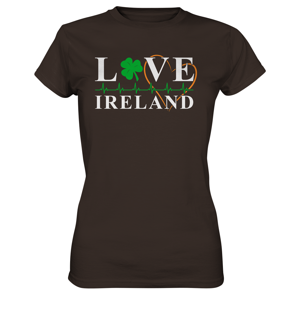 Love Ireland "Heartbeat" - Ladies Premium Shirt