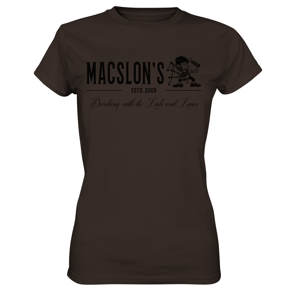 MacSlon's "Drinking With The Lads & Lasses" - Ladies Premium Shirt