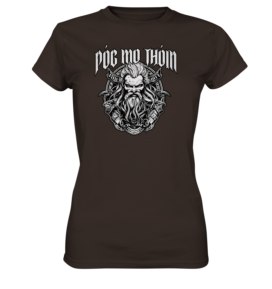 Póg Mo Thóin Streetwear "Celtic Warrior III" - Ladies Premium Shirt