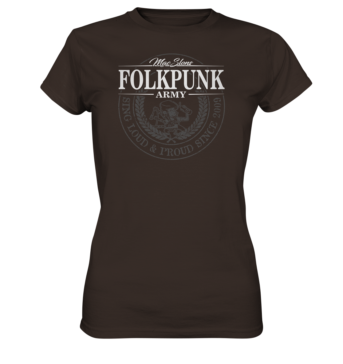 MacSlon's "Folkpunk Army" - Ladies Premium Shirt