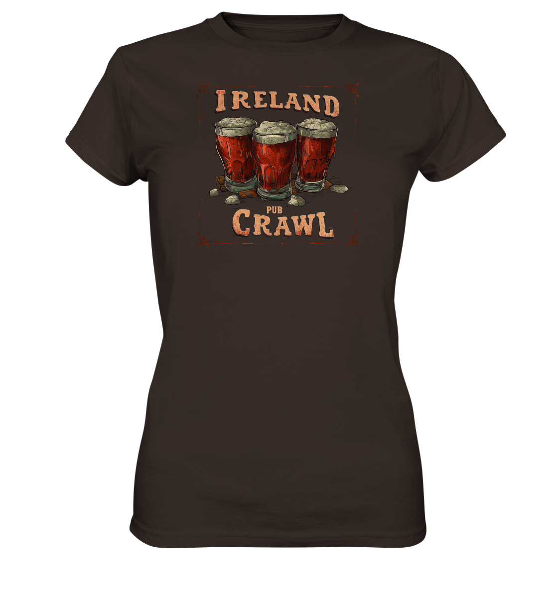 Ireland "Pub Crawl II" - Ladies Premium Shirt