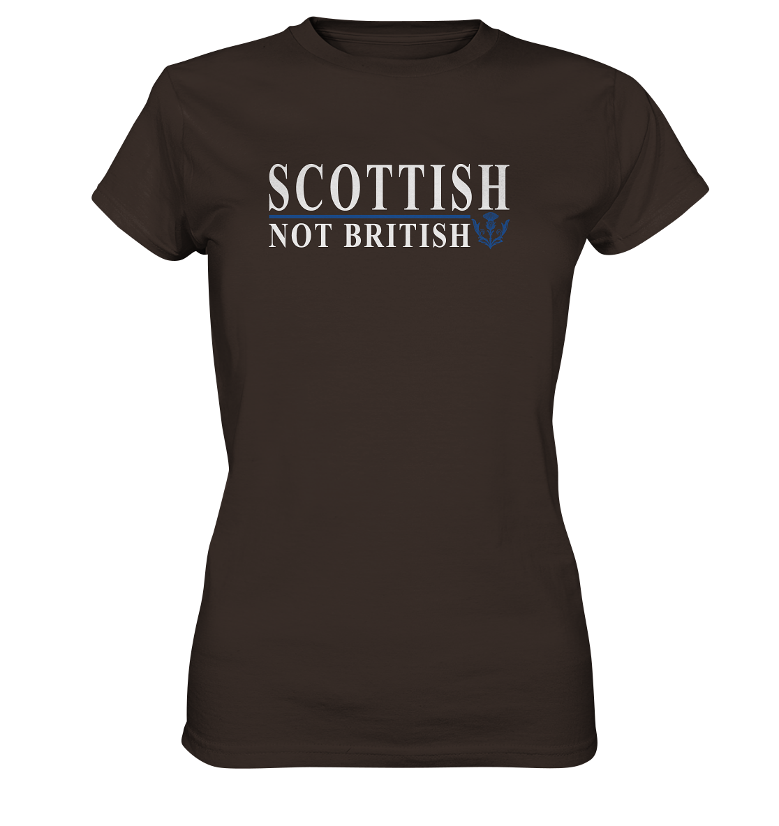 Scottish "Not British" - Ladies Premium Shirt