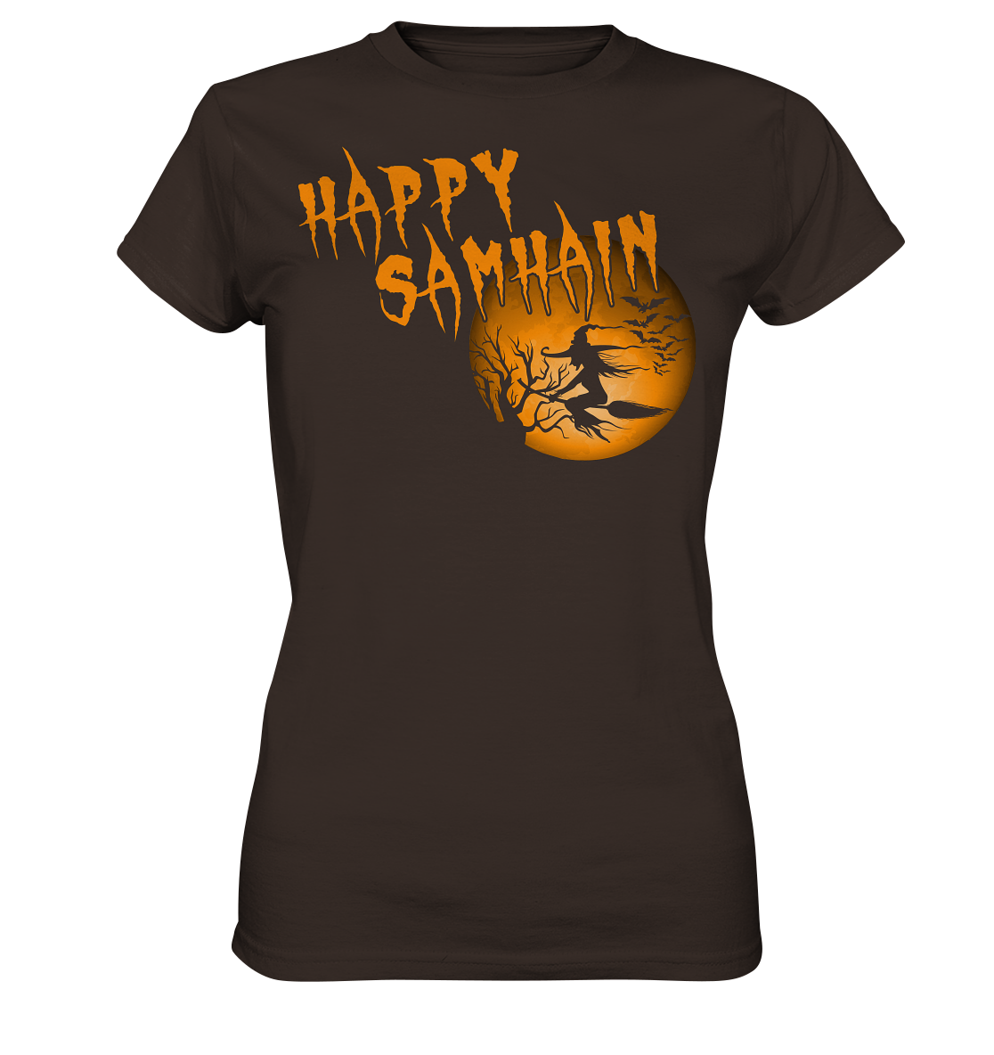 Happy Samhain "Moon" - Ladies Premium Shirt