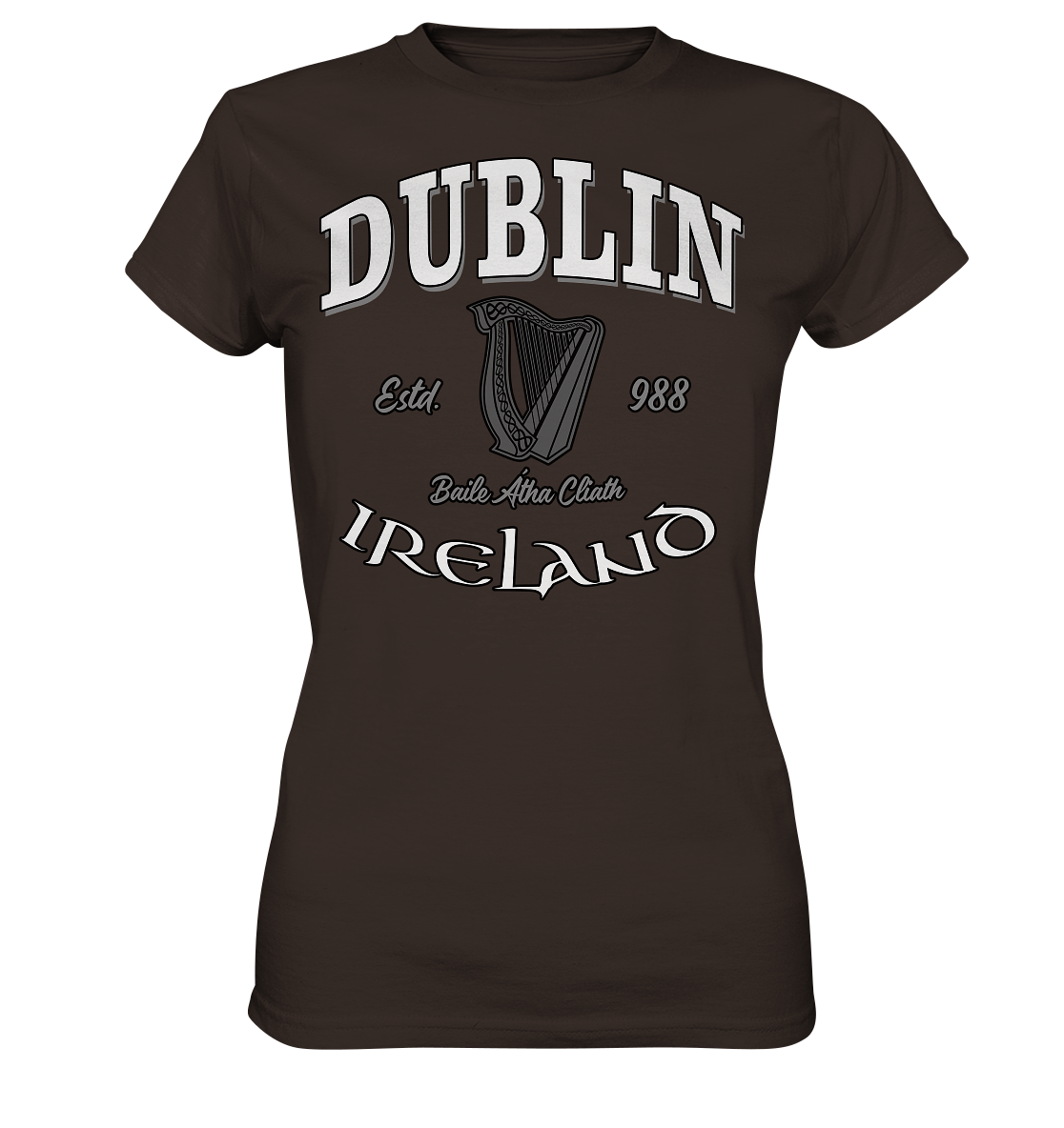 Dublin "Baile Átha Cliath" - Ladies Premium Shirt