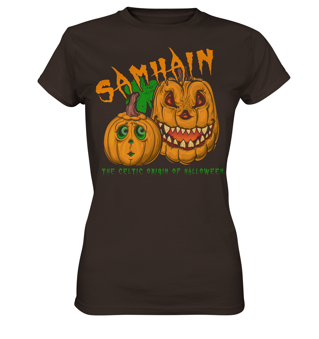 Samhain "The Celtic Origin Of Halloween" - Ladies Premium Shirt