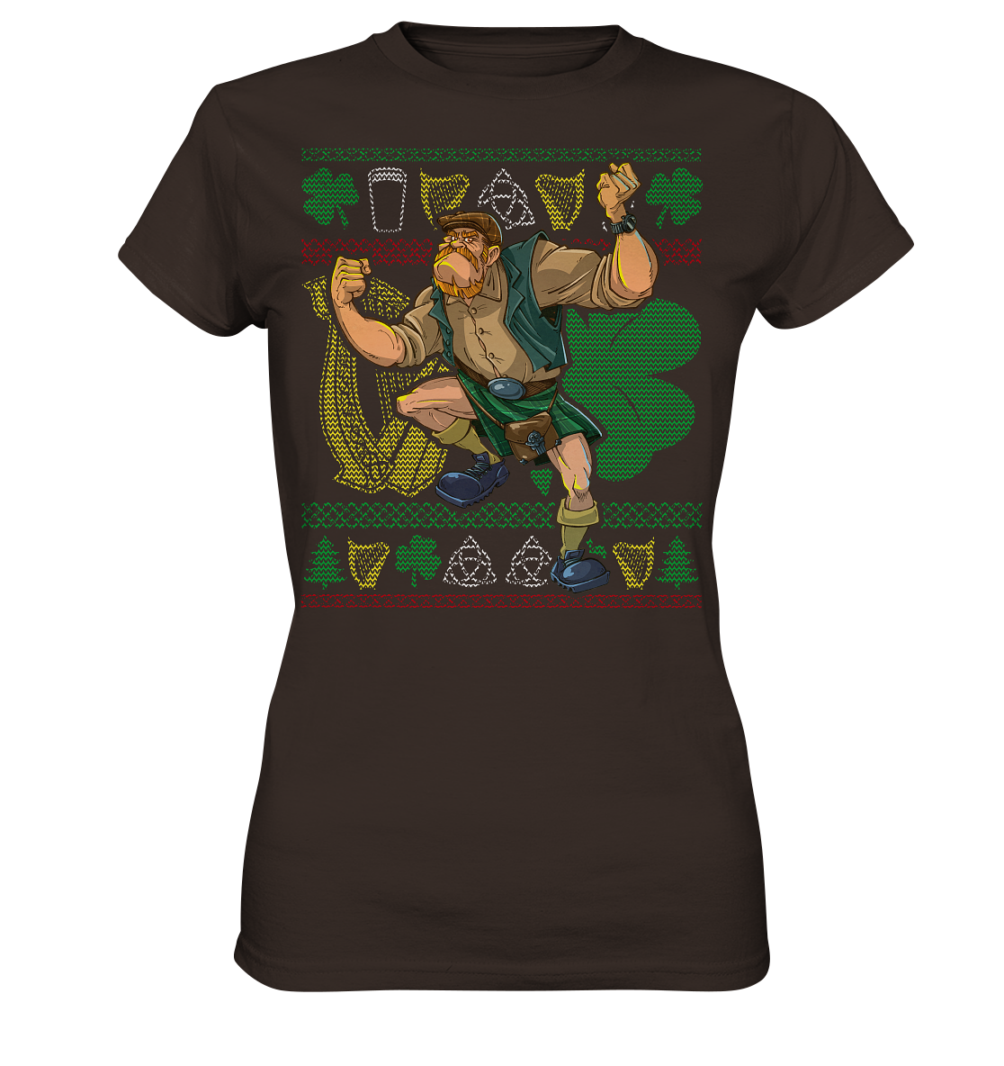 Irish Pub Fighter (Christmas) - Ladies Premium Shirt