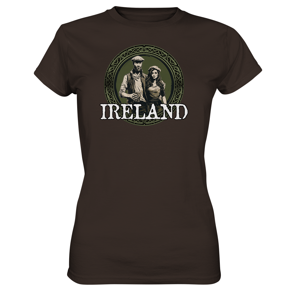 Ireland "Irish Couple" - Ladies Premium Shirt